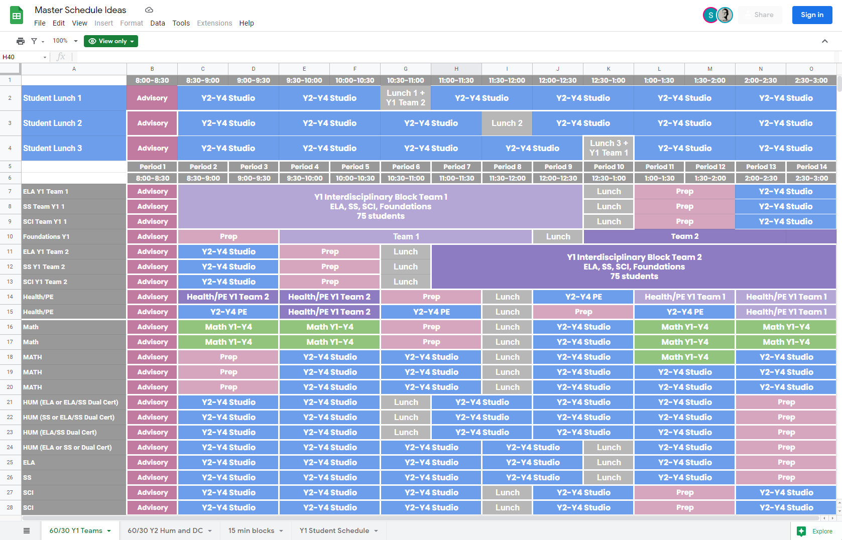 Define Master Scheduling